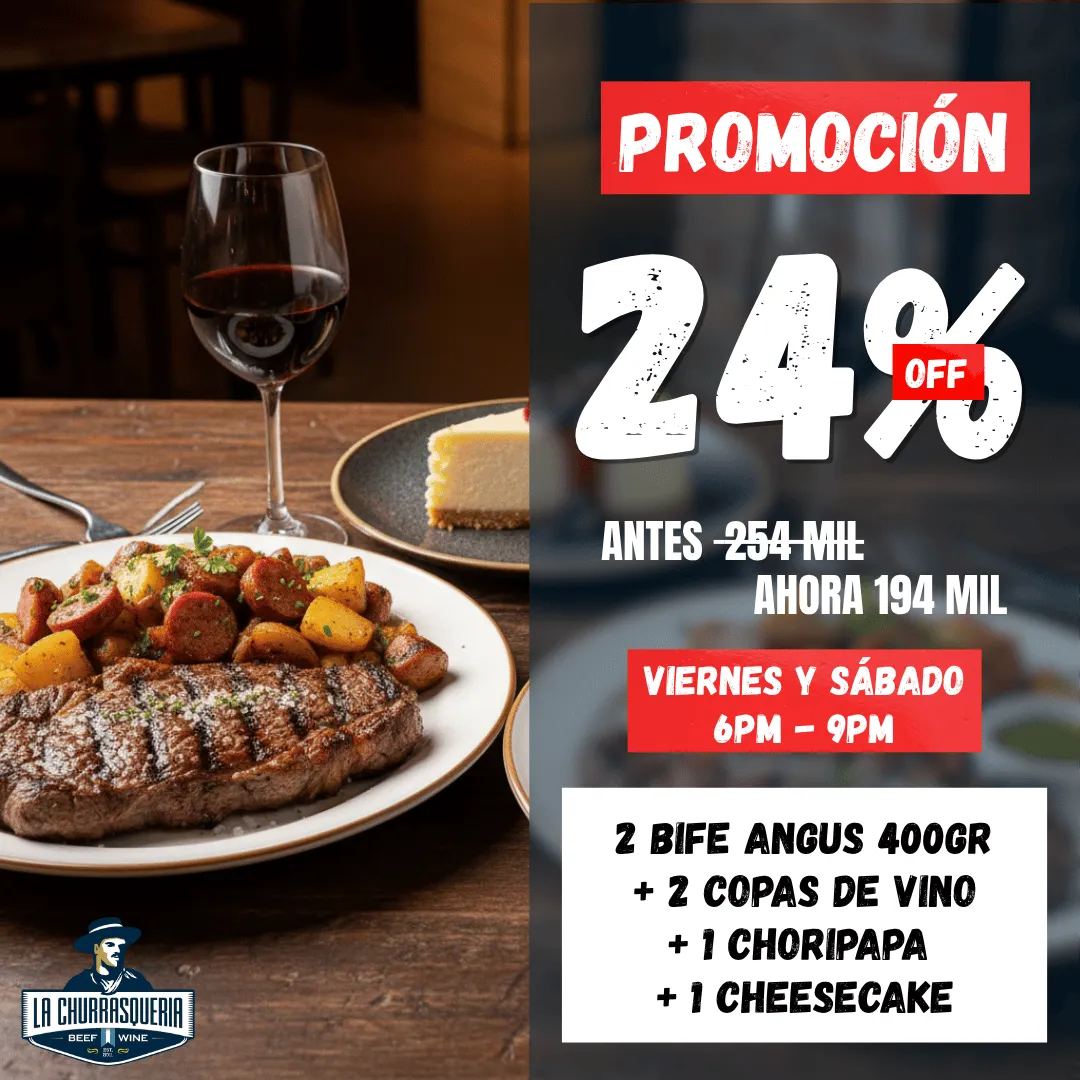 Promoción Angus con vino